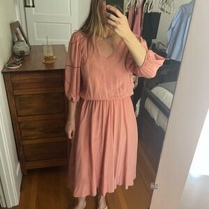 THE GREAT. Silk Dress with Slip Dress (Lining)